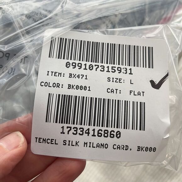 J Crew Cardigan Sweater in Tencel Lyocell Womens Large Black - Picture 8 of 8